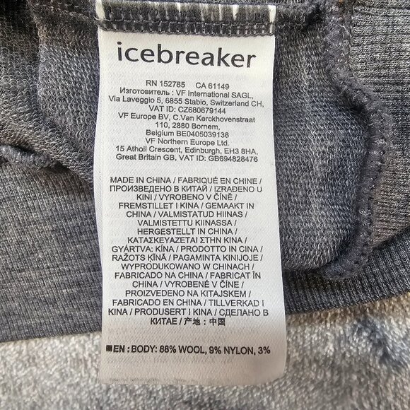 Icebreaker Women's Crush Long Sleeve Merino Hoodies lightweight outdoor hiking - Picture 6 of 16